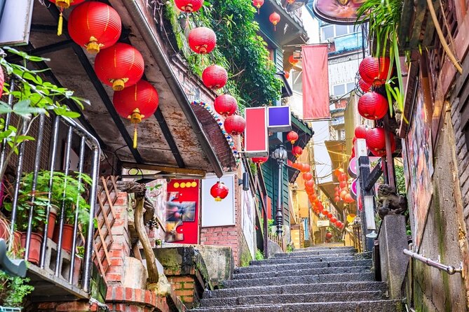 [Private] Jiufen Village & Shifen Town from Taipei with Pickup - Jiufen Old Street: cobblestones, tradition, and mountain views