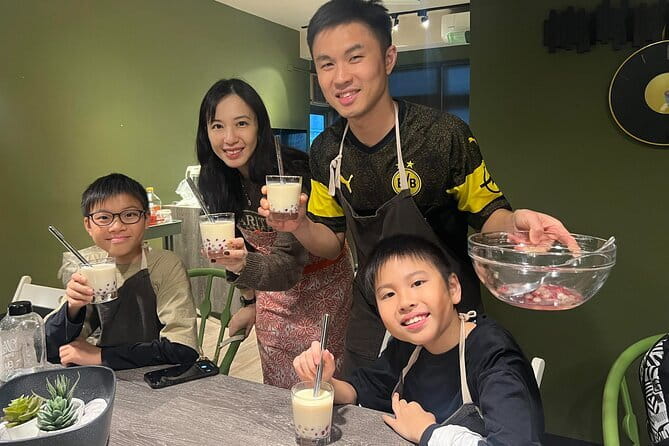 Taipei Fresh Market Tour and Colorful Bubble Tea Making - Back to Make My Day Cooking Lab for Colorful Boba From Scratch