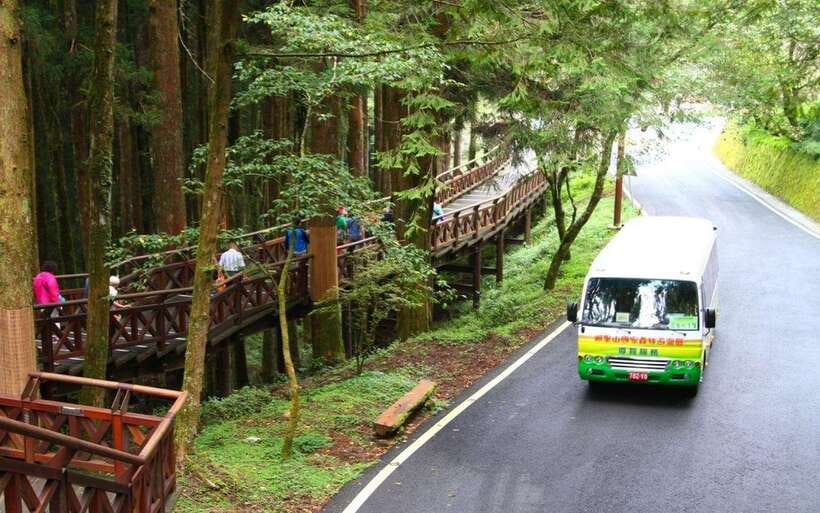 Taiwan: Alishan National Forest Recreation Area E-ticket - Electric bus rides: Zhaoping Line Blue and Xianglin Line Red