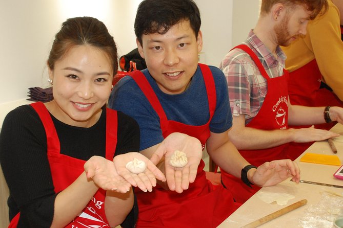 Xiao Long Bao, Chicken vermicelli with mushroom and sesame oil, Tofu strips salad, Bubble milk tea. Taiwan Traditional Delicacies Experience-A (Taipei Cooking Class) - Cooking Fun Taiwan 暖心廚房: clean studio, small group, real cooking